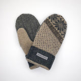 Recycled Wool Sweater Mittens - large