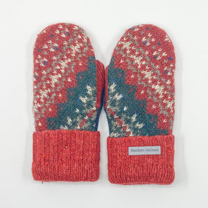 Recycled Wool Sweater Mittens -  small
