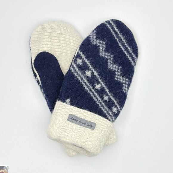 Recycled Wool Sweater Mittens -  small