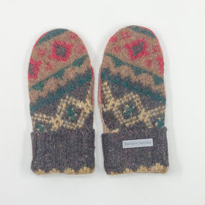 Recycled Wool Sweater Mittens -  small