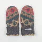 Recycled Wool Sweater Mittens -  small