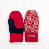 Recycled Wool Sweater Mittens - medium