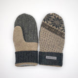 Recycled Wool Sweater Mittens - large