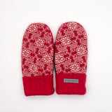 Recycled Wool Sweater Mittens - medium
