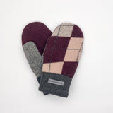 Recycled Wool Sweater Mittens - medium