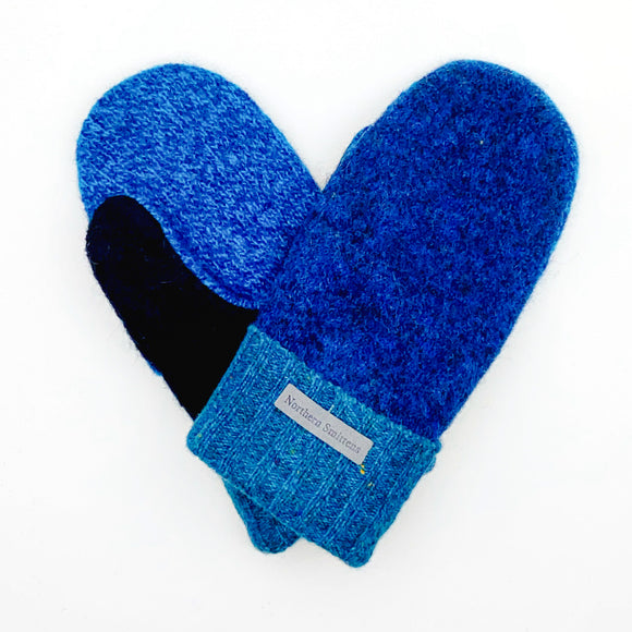 Recycled Wool Sweater Mittens - medium
