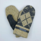 Recycled Wool Sweater Mittens - medium