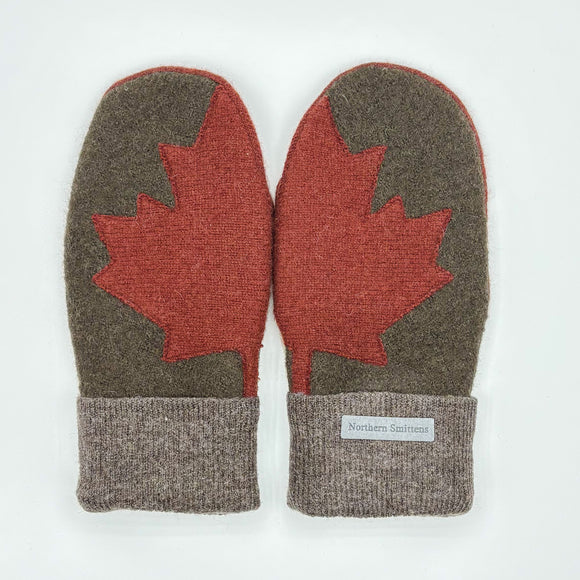 Recycled Wool Sweater Mittens - medium - Canada Mittens