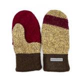 Recycled Wool Sweater Mittens - medium
