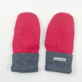Recycled Wool Sweater Mittens - medium