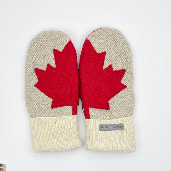 Recycled Wool Sweater Mittens - medium - Canada Mittens