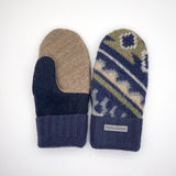Recycled Wool Sweater Mittens - large