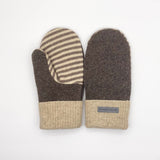 Recycled Wool Sweater Mittens - medium
