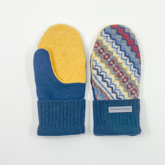 Recycled Wool Sweater Mittens - large