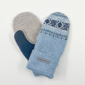 Recycled Wool Sweater Mittens - medium