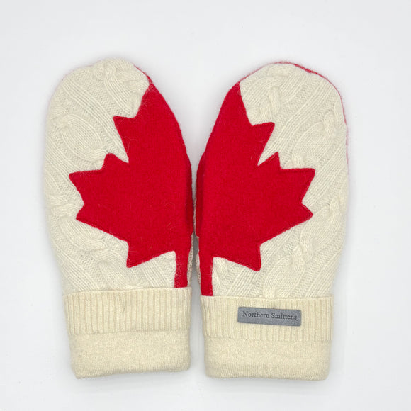 Recycled Wool Sweater Mittens - medium - Canada Mittens
