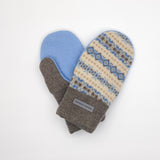 Recycled Wool Sweater Mittens - medium