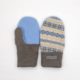 Recycled Wool Sweater Mittens - medium