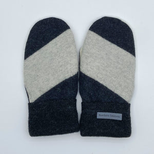 Recycled Wool Sweater Mittens - large