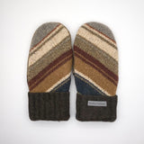 Recycled Wool Sweater Mittens - large