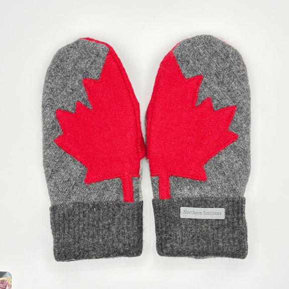 Recycled Wool Sweater Mittens - medium - Canada Mittens