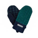 Recycled Wool Sweater Mittens - medium