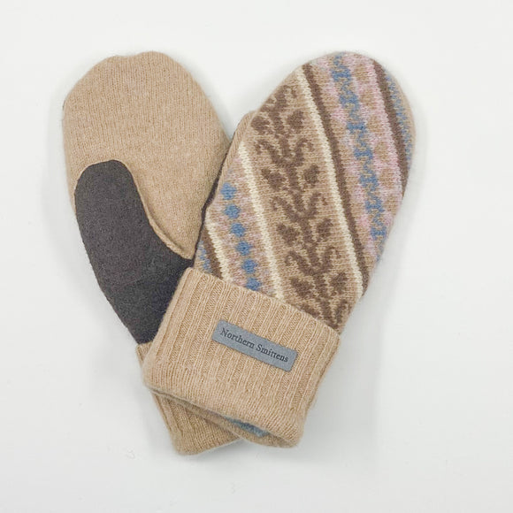 Recycled Wool Sweater Mittens -  small