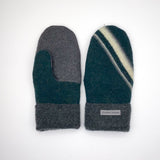 Recycled Wool Sweater Mittens - large