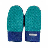 Recycled Wool Sweater Mittens - medium