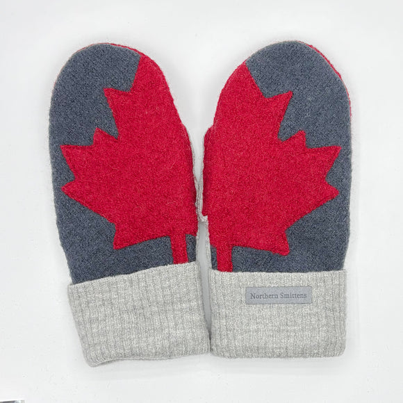 Recycled Wool Sweater Mittens -  small - Canada Mittens