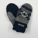 Recycled Wool Sweater Mittens - large