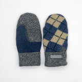 Recycled Wool Sweater Mittens - medium