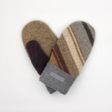 Recycled Wool Sweater Mittens - medium