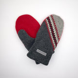 Recycled Wool Sweater Mittens - large