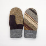 Recycled Wool Sweater Mittens - medium