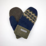 Recycled Wool Sweater Mittens - large