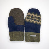 Recycled Wool Sweater Mittens - large