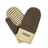 Recycled Wool Sweater Mittens - medium