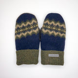 Recycled Wool Sweater Mittens - large