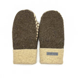 Recycled Wool Sweater Mittens - medium