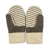 Recycled Wool Sweater Mittens - medium