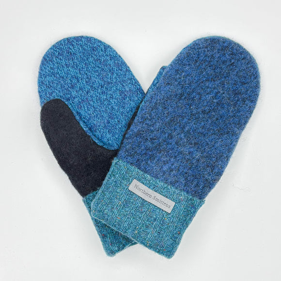 Recycled Wool Sweater Mittens - medium
