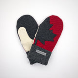 Recycled Wool Sweater Mittens -  Medium - Canada Mittens