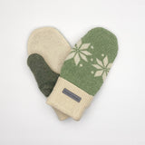 Recycled Wool Sweater Mittens - medium