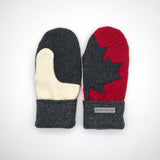 Recycled Wool Sweater Mittens -  Medium - Canada Mittens