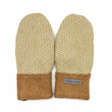 Recycled Wool Sweater Mittens - medium