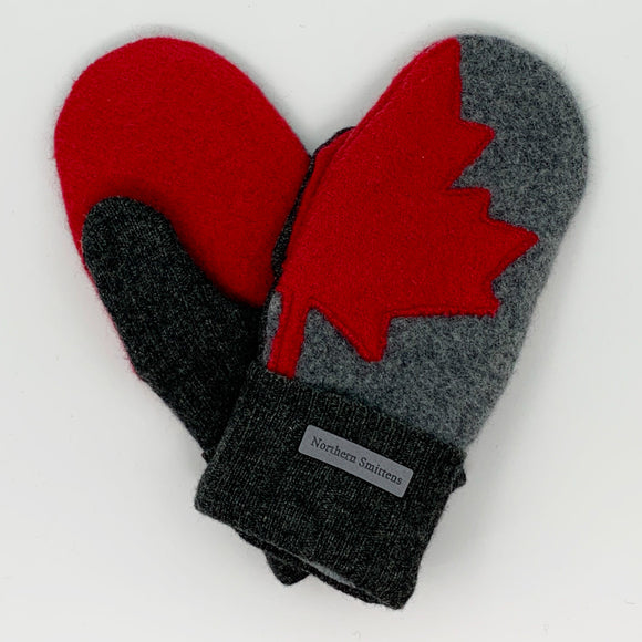 Recycled Wool Sweater Mittens - medium - Canada Mittens
