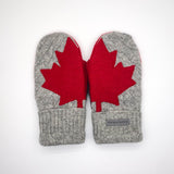 Recycled Wool Sweater Mittens -  Medium - Canada Mittens
