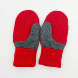 Recycled Wool Sweater Mittens - medium