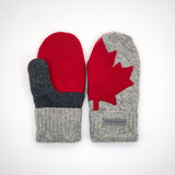 Recycled Wool Sweater Mittens -  Medium - Canada Mittens